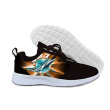 Load image into Gallery viewer, 2019 New Custom Dolphins Miami Men&#39;s Women&#39;s Design High Quality Lightweight Casual Shoes