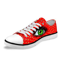 Load image into Gallery viewer, Customized 3D Big Eyes Print Casual Canvas Shoes Men Fashion Vulcanize Shoes Classic Low Leisure Shoes for Man Student Zapatos