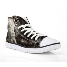 Load image into Gallery viewer, 35-45 Size Custom Shoes for Unisex High Top Sneaker Canvas Shoes Casual Custom Printed Shoes Youth Animal Shoes White Shoes