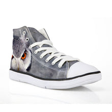 Load image into Gallery viewer, 35-45 Size Custom Shoes for Unisex High Top Sneaker Canvas Shoes Casual Custom Printed Shoes Youth Animal Shoes White Shoes