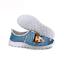 Load image into Gallery viewer, ThiKin Women Slip-on Sneakers Customized 3D Printing Cute Animal Casual Loafers for Beach Stylish Female Breathable Flat Shoes