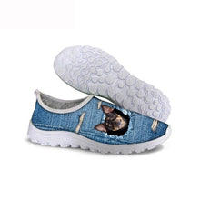 Load image into Gallery viewer, ThiKin Women Slip-on Sneakers Customized 3D Printing Cute Animal Casual Loafers for Beach Stylish Female Breathable Flat Shoes