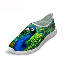 Load image into Gallery viewer, THIKIN Customized 3D Bird Animal Pattern Design Women&#39;s Shoes Flat Bottom Comfortable Walking Shoes Breathable Beach Shoes