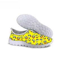 Load image into Gallery viewer, THIKIN Cartoon Women&#39;s Shoes Kawaii Sponge Baby Pattern Full Printed Walking Shoes Outdoor Activities Wear Sneakers