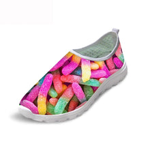 Load image into Gallery viewer, THIKIN Fun Design Brand Sneakers With 3D Sweet Candy Pattern Flats Shoes For Girls Summer Beach L Walking Shoes