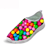 Load image into Gallery viewer, THIKIN Fun Design Brand Sneakers With 3D Sweet Candy Pattern Flats Shoes For Girls Summer Beach L Walking Shoes