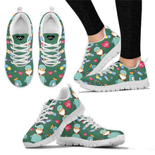 Load image into Gallery viewer, THIKIN Comfortable Custom Walking Shoes Women Cute Cartoon Nurse Pattern Shoes Customized Nurse Medical Casual Women&#39;s Sneakers