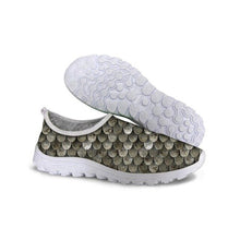 Load image into Gallery viewer, THIKIN 2019 Summer Women Flats Shoes Breathable Fashion 3D Metal Pattern for students Shoes Comfortable Custom Walking Shoes