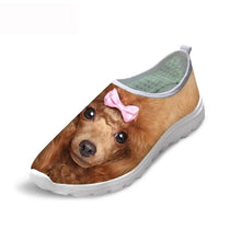 Load image into Gallery viewer, THIKIN 3D Cat Eye Pattern Casual Shoes Kawaii Pet Dog Lightweight Flat Shoes Cool Owl Style Slip- Shoes