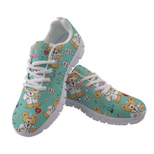 Load image into Gallery viewer, THIKIN Nursing Loovely Bear Cartoon Flat Shoes Hot Spring Design Walking Shoes For Girls Muti-Color Nursing Sneakers