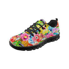 Load image into Gallery viewer, ThiKin Artistic Flower Pattern Women Casual Sneakers Stylish 3D Printing Girls Lace-up Walking Shoes for Teengers Mesh Shoes