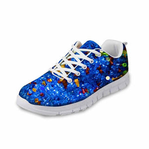 Noisydesigns unisex mesh sneakers man's leisure Customized images High Quality Zapatos erkek ayakkab Big Size Comfortable